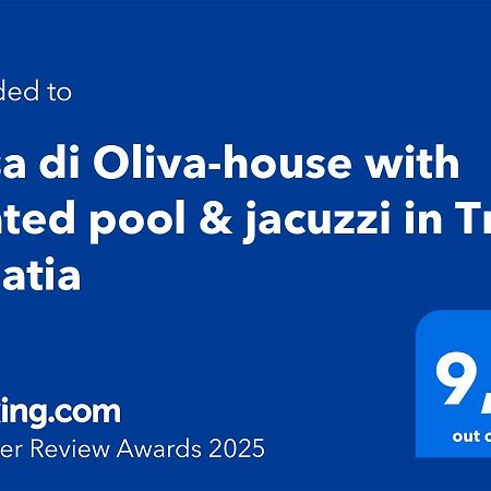 Casa Di Oliva-House With Heated Pool & Jacuzzi In Trilj, Croatia Villa Eksteriør billede